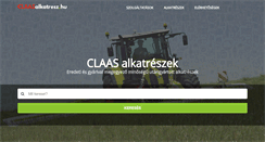 Desktop Screenshot of claasalkatresz.hu